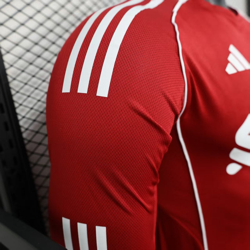 25-26 Camiseta Liverpool Casa Player Version Manga Larga