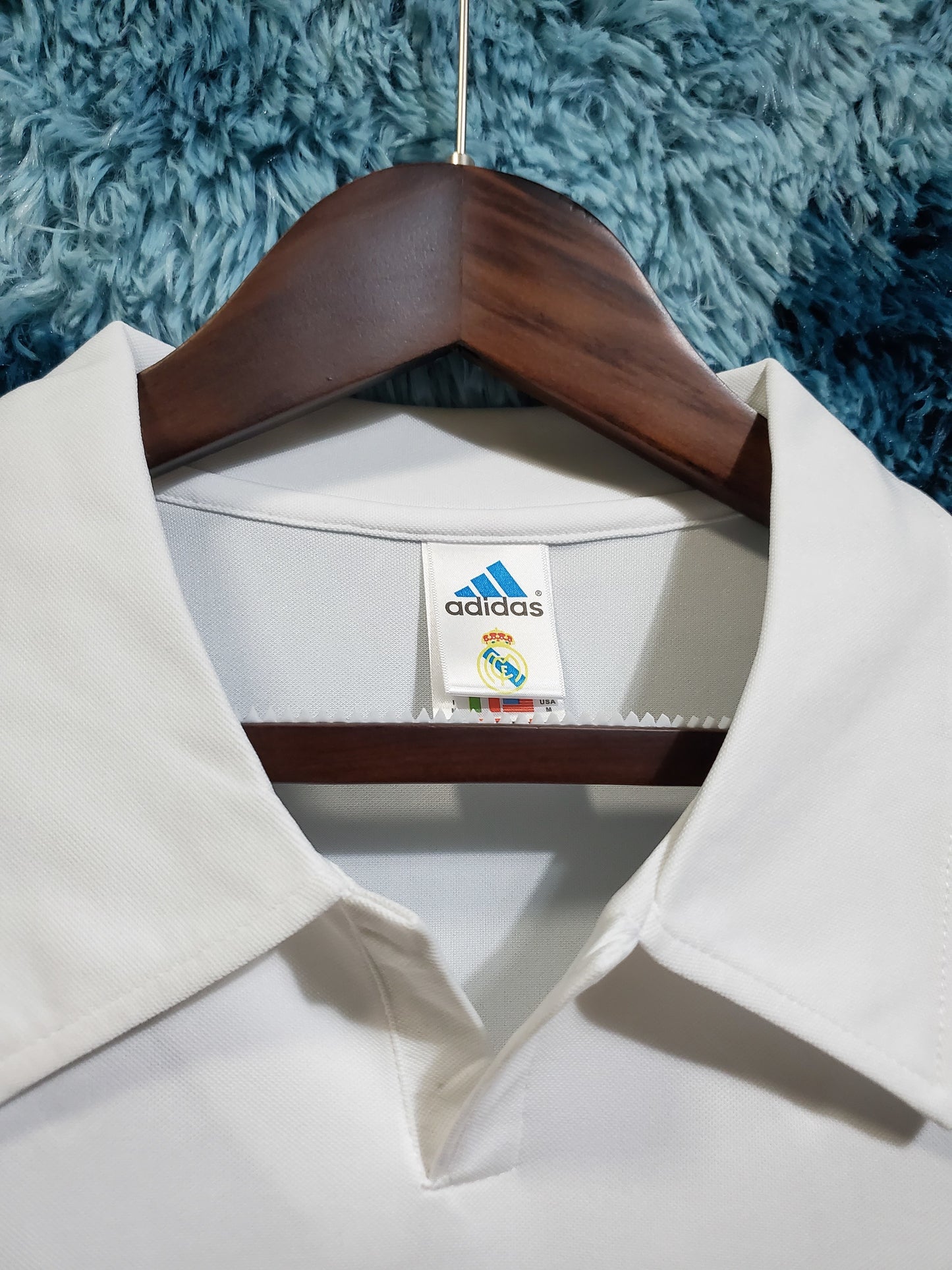 2002 Real Madrid Casa Camiseta Manga Larga Retro