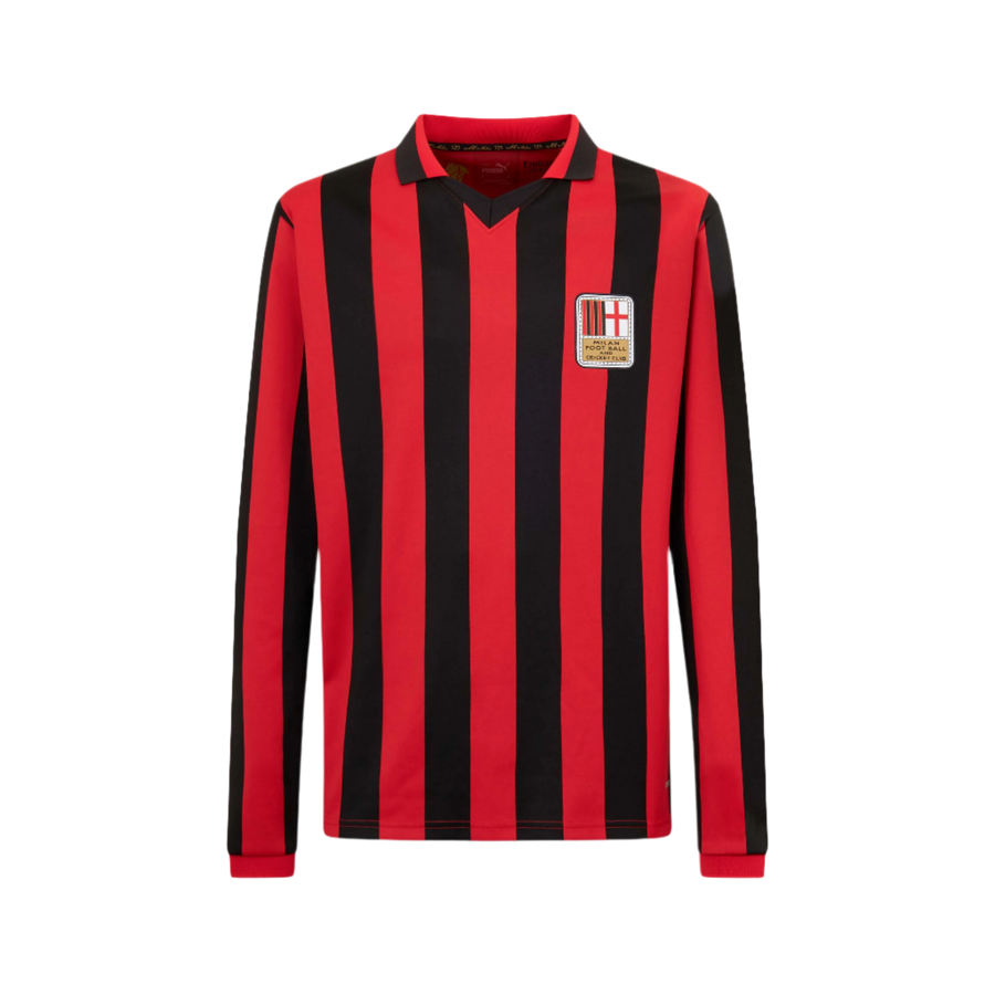 2024 AC Milan 125 Camiseta Retro Manga Larga
