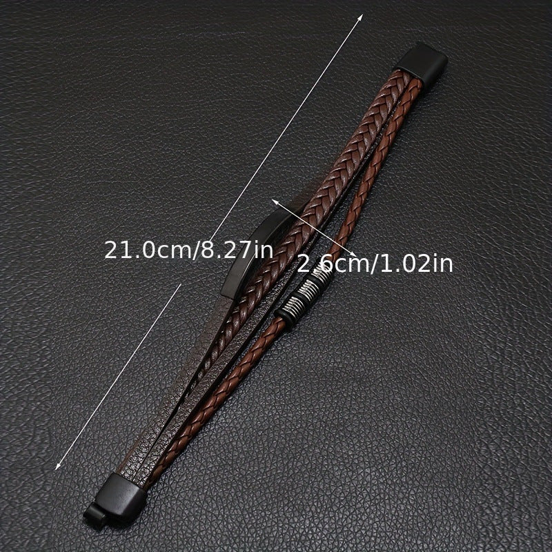 Pulsera de Cuero con cierre magnético