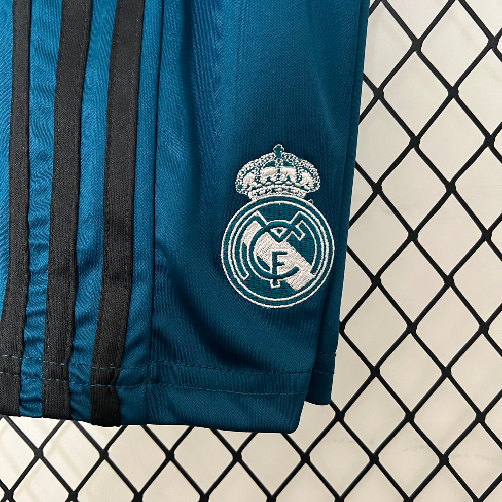 2017-2018 Uniforme Real Madrid Visita Niños