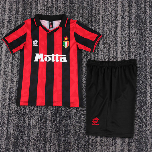 1993-1994 Uniforme Retro AC Milan Niños