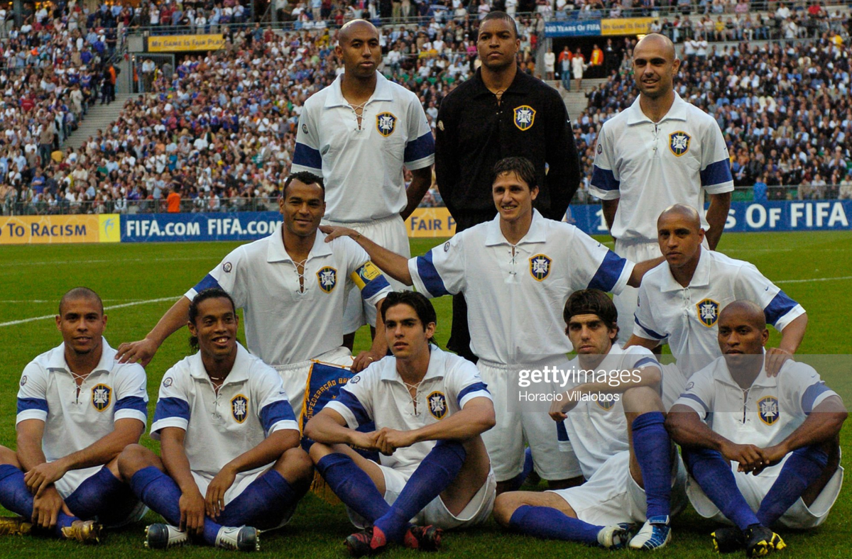 2004 Brasil Casa Camiseta Retro