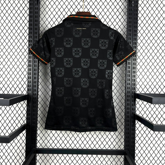 2026 Mujer Camiseta Portugal Black Panther Talla L RONALDO #7 Entrega Inmediata