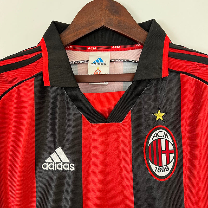 1998-1999 AC Milan Casa Camiseta Retro