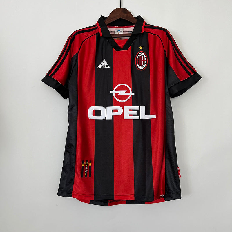 1998-1999 AC Milan Casa Camiseta Retro