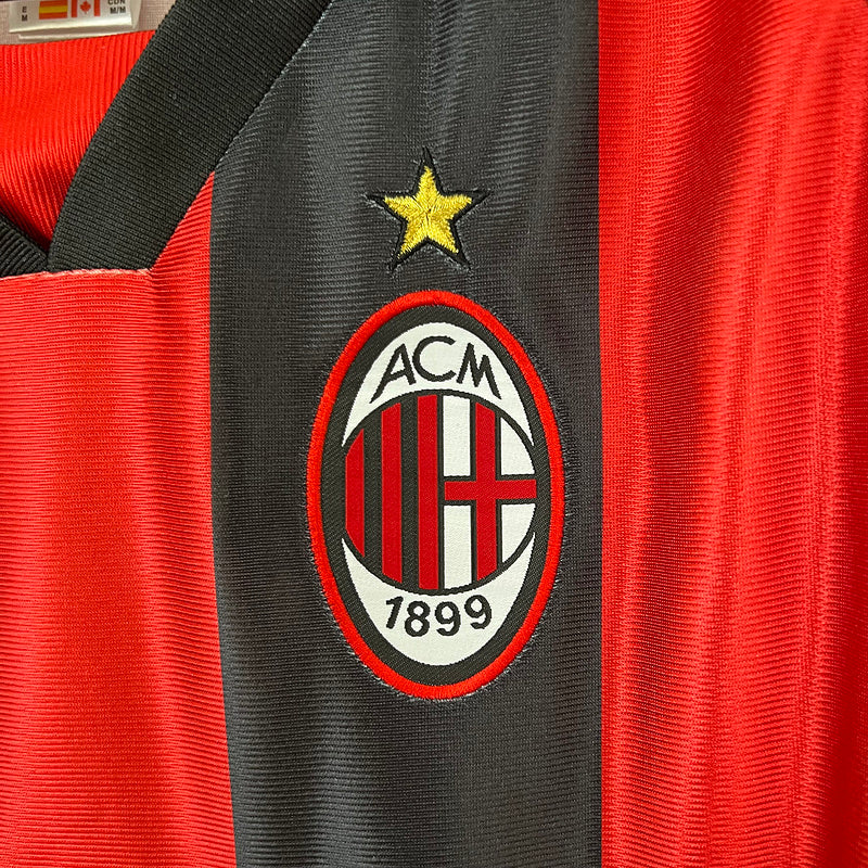 1998-1999 AC Milan Casa Camiseta Retro