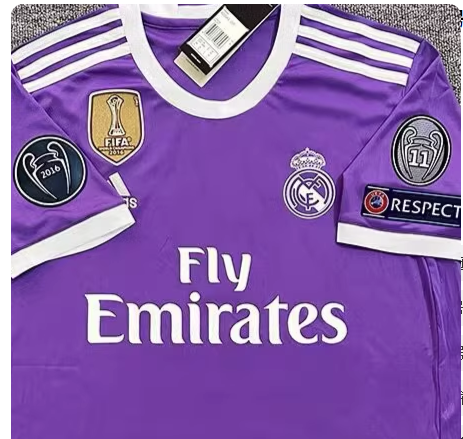 2016-2017 Real Madrid Visita Camiseta Retro