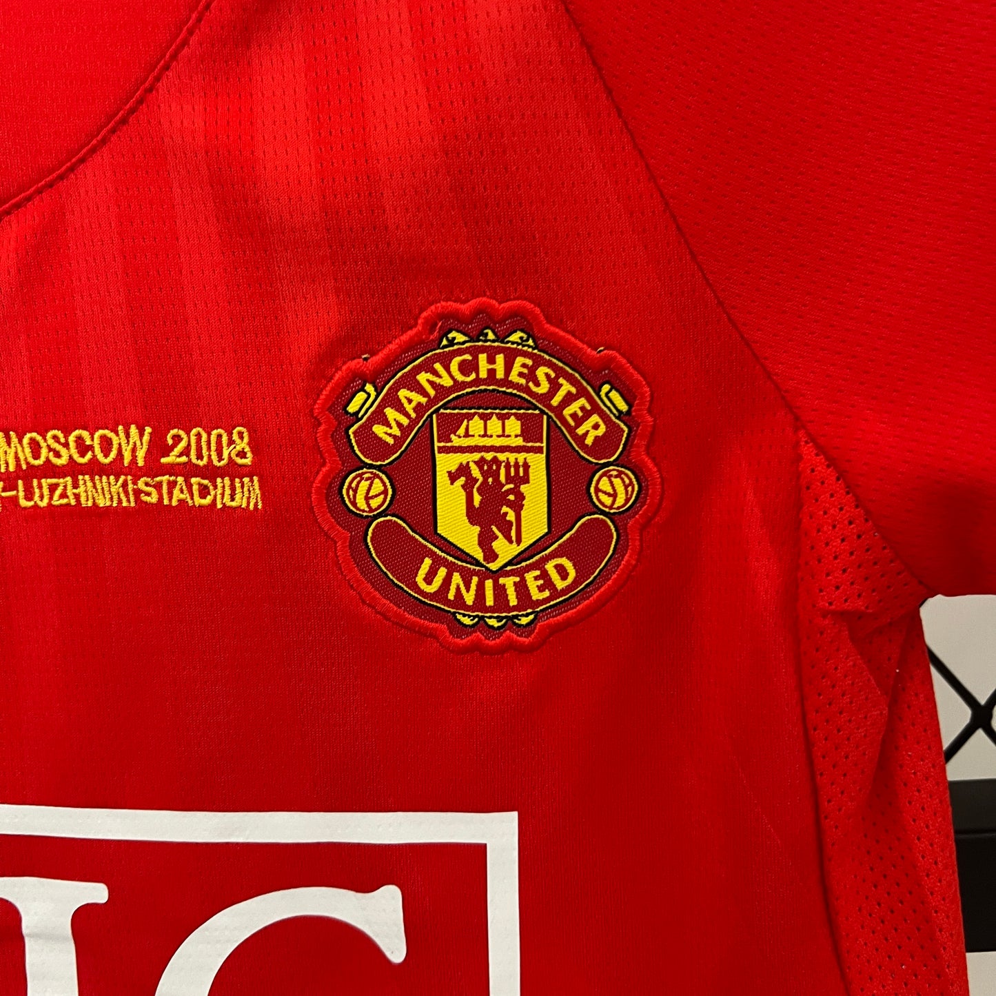 2007-2008 Uniforme Retro Manchester United Niños