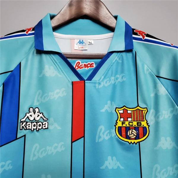 1996-1997 Barcelona Visita Camiseta Retro