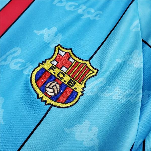 1996-1997 Barcelona Visita Camiseta Retro