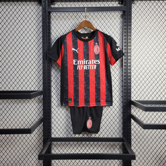 25-26 Uniforme AC Milan Casa Niños