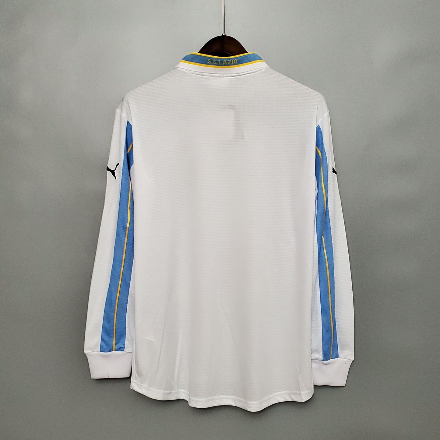 1999-2000 Lazio Visita Camiseta Retro Manga Larga