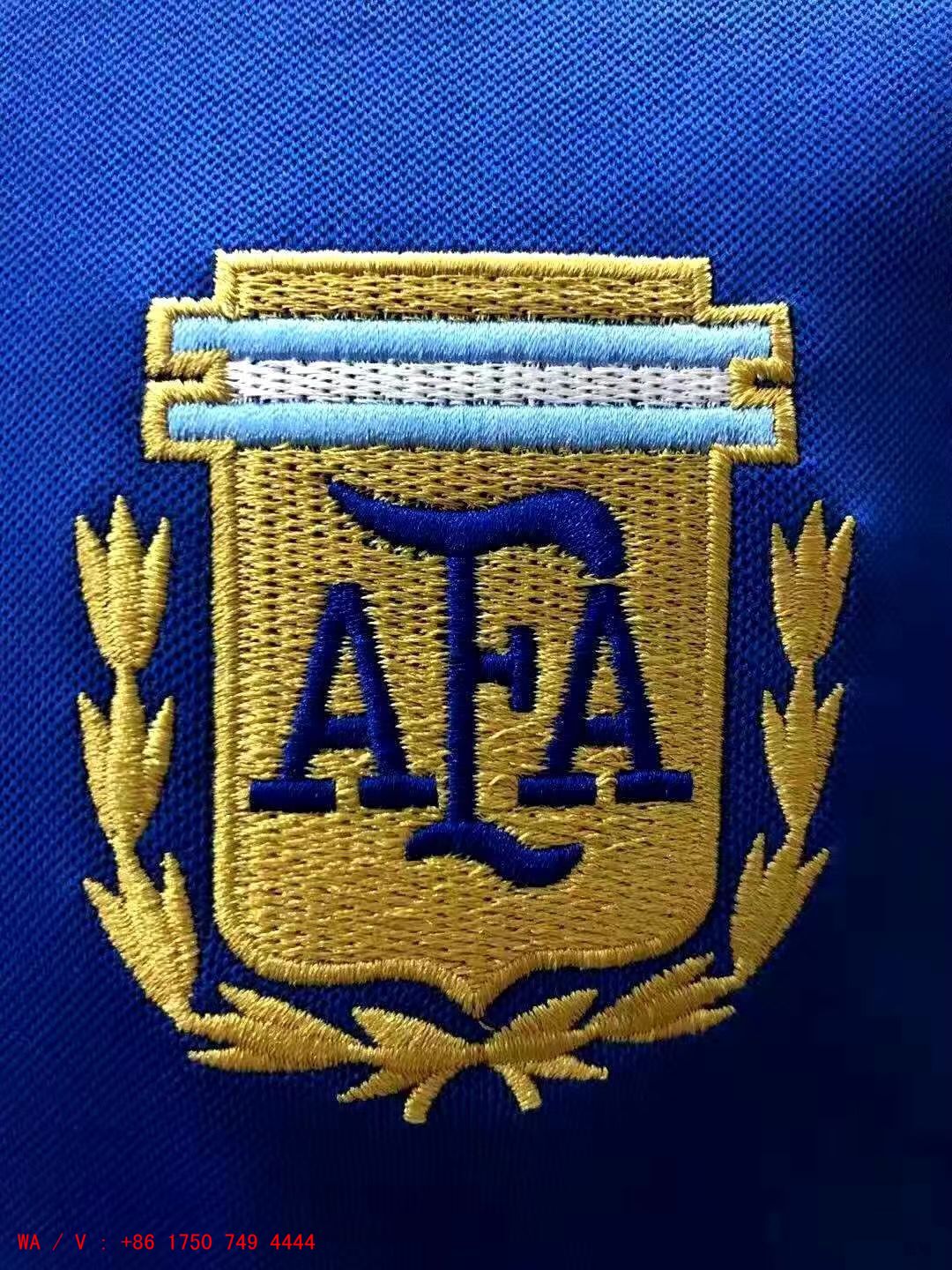 1986 Argentina Visita Camiseta Retro