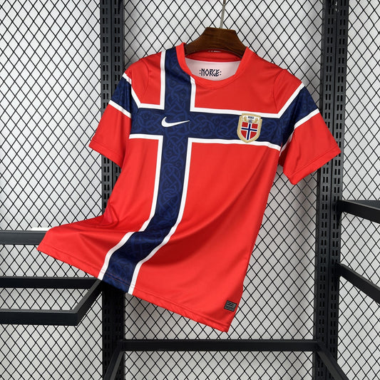 2026 Camiseta Noruega Casa Fan Version HAALAND #9 Entrega Inmediata