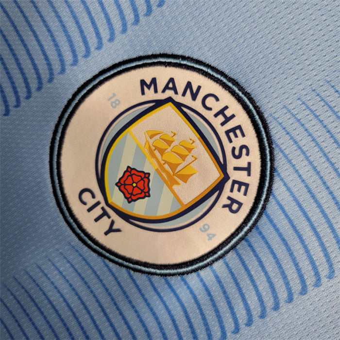 23-24 Camiseta Manchester City Casa Manga Larga