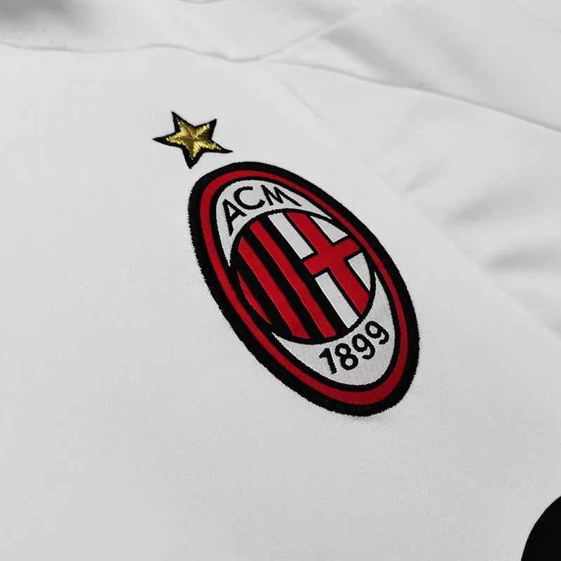 2007-2008 AC Milan Visita White Camiseta Retro