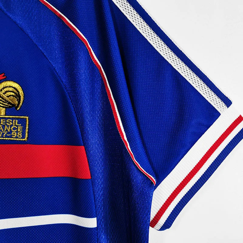 1998 Francia Casa Camiseta Retro