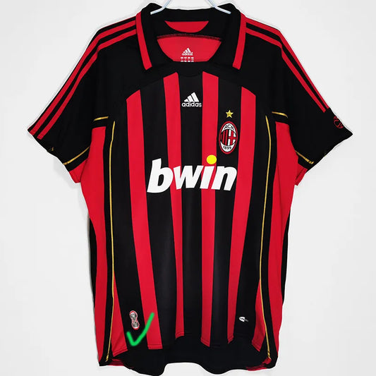 2006-2007 AC Milan Casa Camiseta Retro