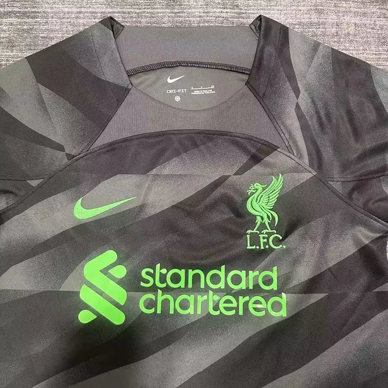 23-24 Camiseta Liverpool Black Grey Portero