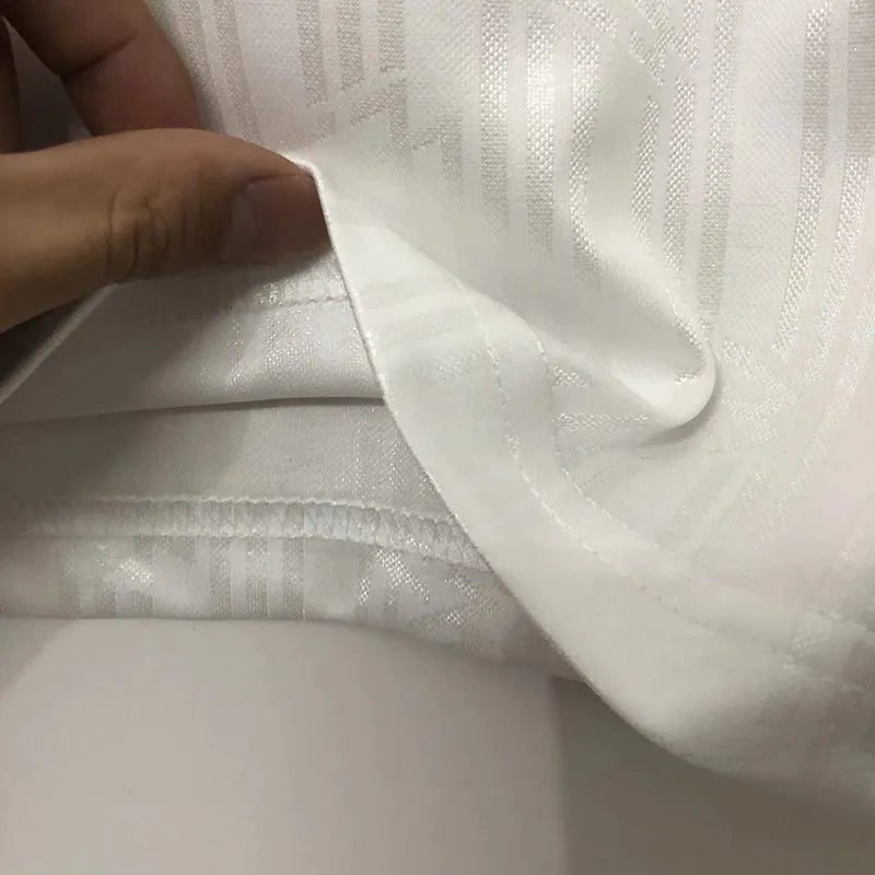 1990 Alemania Casa White Camiseta Retro