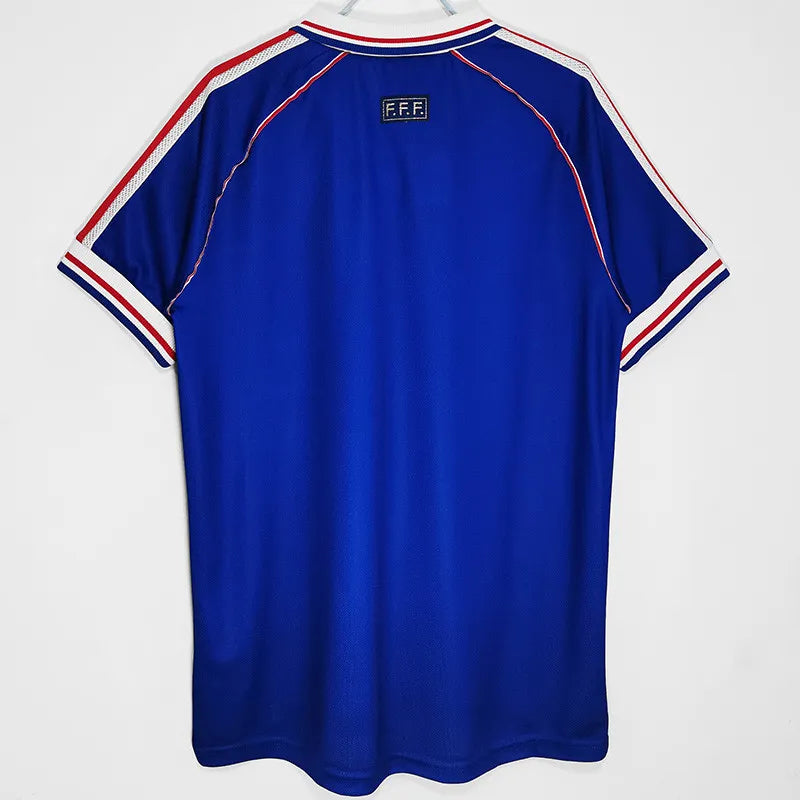 1998 Francia Casa Camiseta Retro