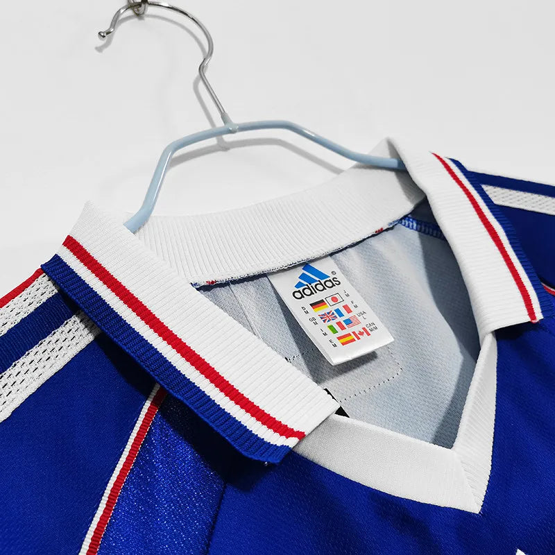1998 Francia Casa Camiseta Retro
