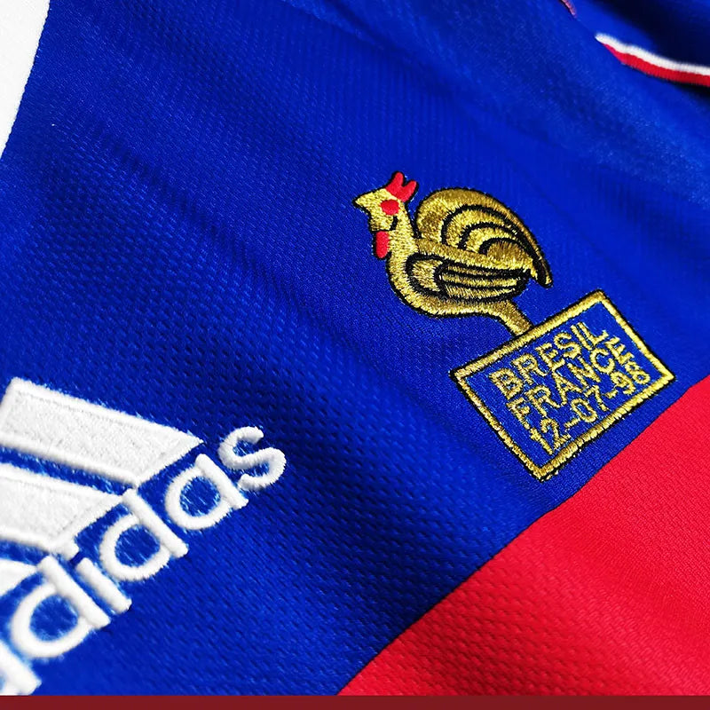 1998 Francia Casa Camiseta Retro
