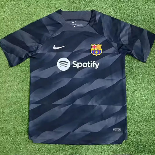 23-24 Camiseta Barcelona Black Grey Portero