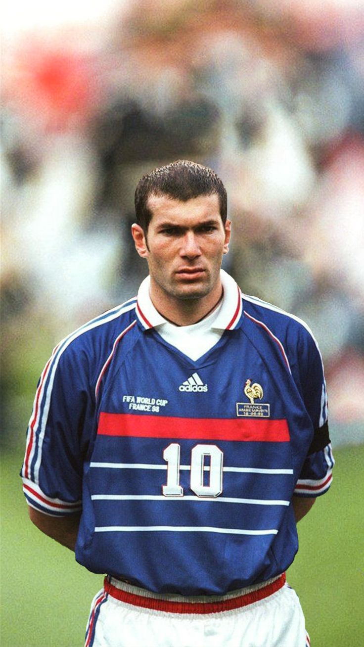 1998 Camiseta Francia Casa Talla M ZIDANE #10 Entrega Inmediata