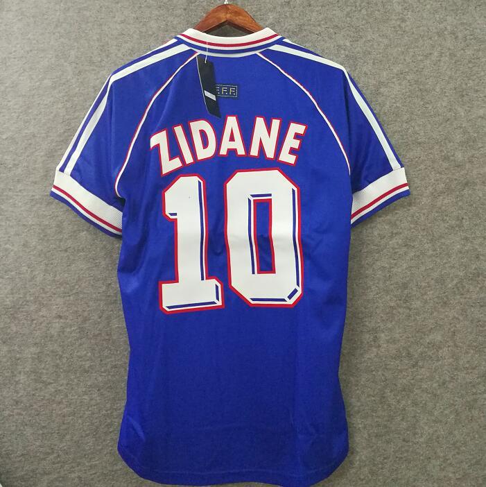 1998 Camiseta Francia Casa Talla M ZIDANE #10 Entrega Inmediata