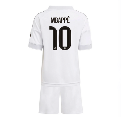 25-26 Uniforme Real Madrid Casa Niños MBAPPÉ #10 Entrega Inmediata