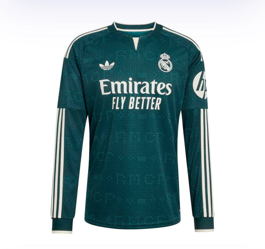 26-27 Camiseta Real Madrid Visita Fan Version Manga Larga
