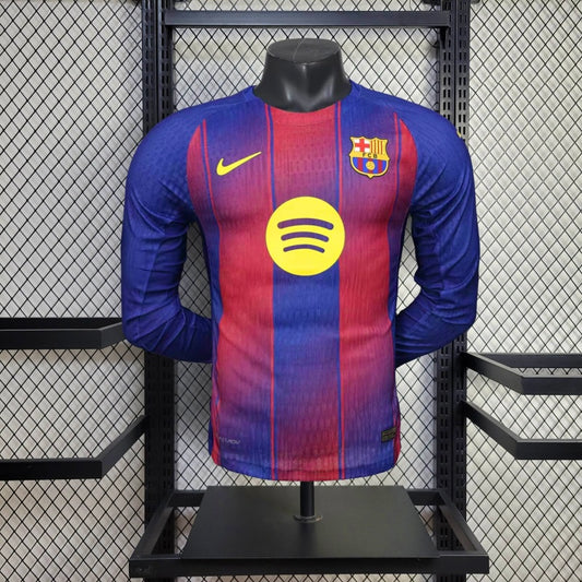 25-26 Camiseta Barcelona Casa Player Version Manga Larga