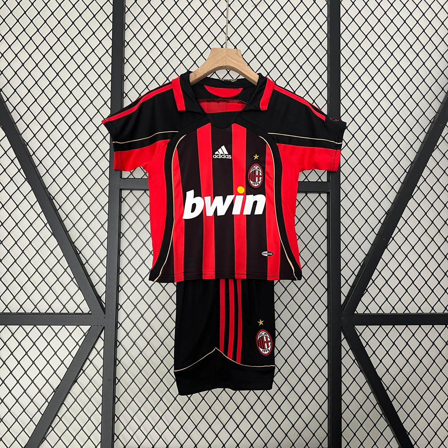 2006-2007 Uniforme Retro AC Milan Niños