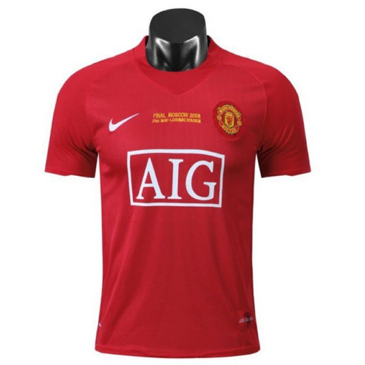 2007-2008 Manchester United Casa Camiseta Retro