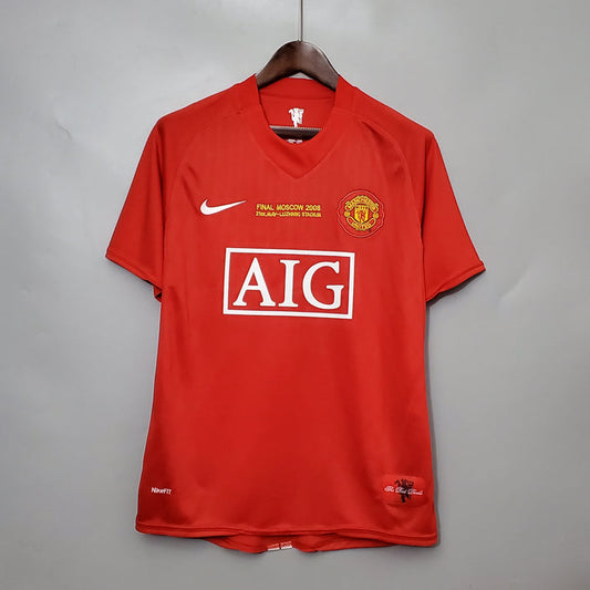 2007-2008 Manchester United Casa Camiseta Retro