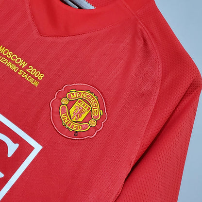 2007-2008 Manchester United Casa Camiseta Retro