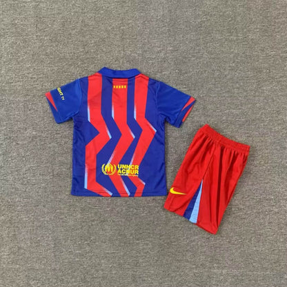 25-26 Uniforme Barcelona Cuarto Kit Niños