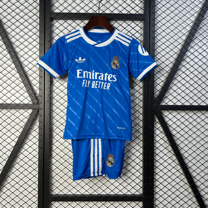 25-26 Uniforme Real Madrid Tercer kit Niños