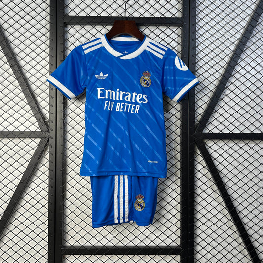 25-26 Uniforme Real Madrid Tercer kit Niños