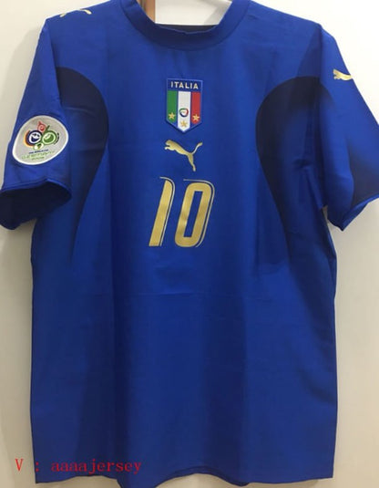 2006 Italia Casa Camiseta Retro