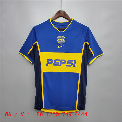 2002 Boca Juniors Casa Camiseta Retro