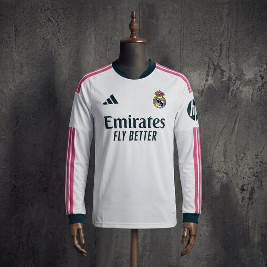 26-27 Camiseta Real Madrid Casa Fan Version Manga Larga