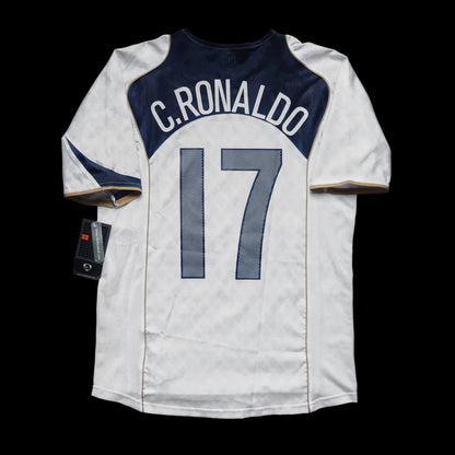 2004 Camiseta Portugal Visita Retro RONALDO #17 Talla M Entrega Inmediata