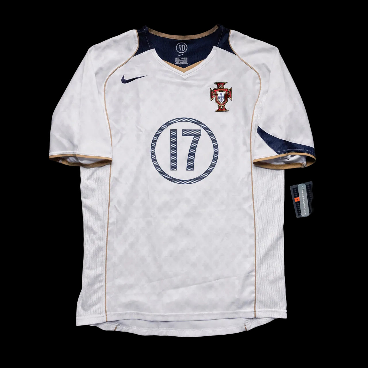 2004 Camiseta Portugal Visita Retro RONALDO #17 Talla M Entrega Inmediata