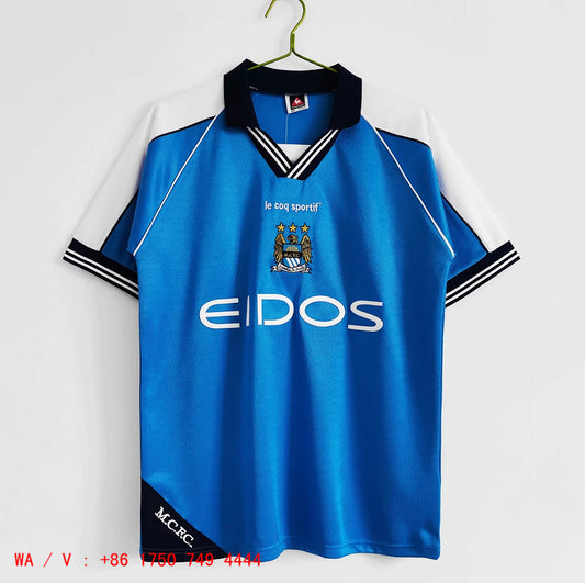 1999-2001 Manchester City Casa Camiseta Retro