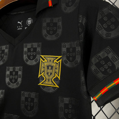 2026 Mujer Camiseta Portugal Black Panther Talla L RONALDO #7 Entrega Inmediata