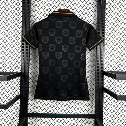 2026 Mujer Camiseta Portugal Black Panther Talla L RONALDO #7 Entrega Inmediata