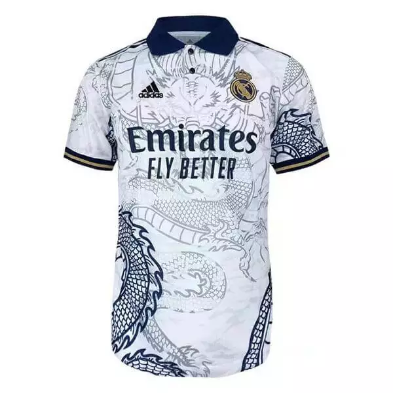 22-23 Camiseta Real Madrid Dragón Blanca Player Version